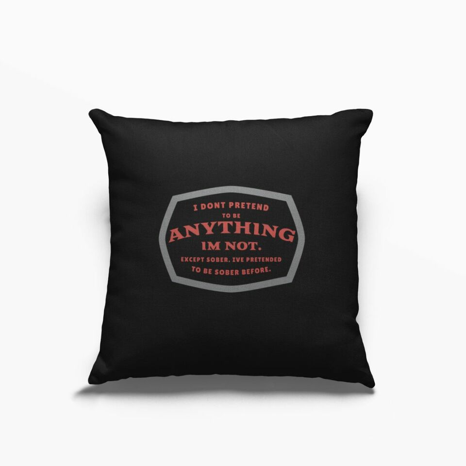 I dont pretend to be anything Im not cushion