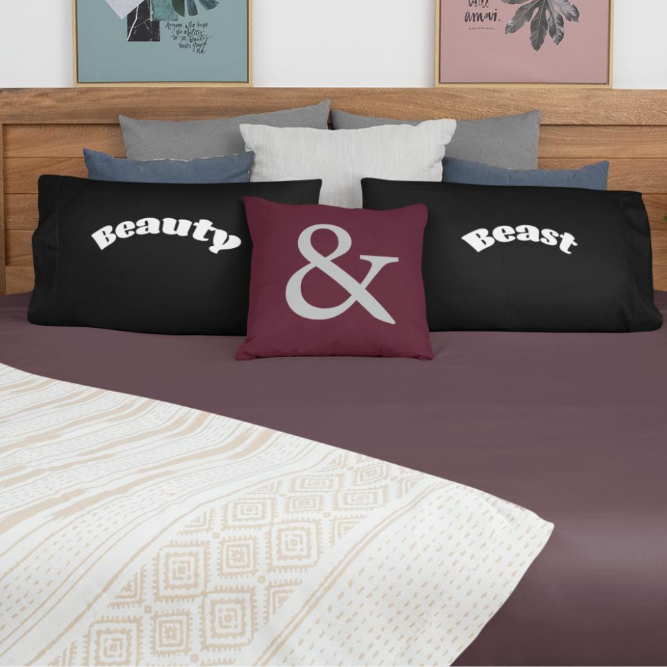 Beauty & Beast pillowcase set